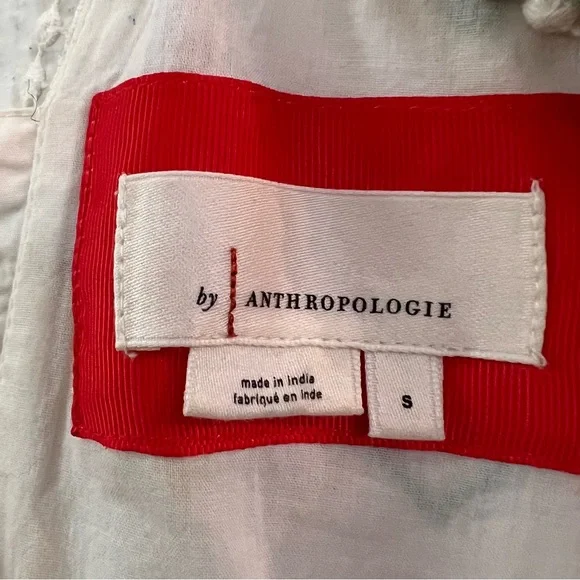 HP - 9/8/23 - Anthropologie Dolly Embroidered Sleeveless Dress - White - S - Picture 10 of 10